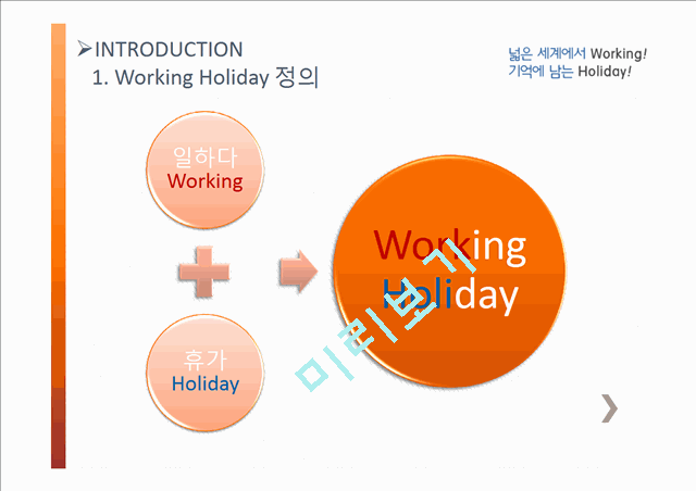 Working Holiday   (3 )